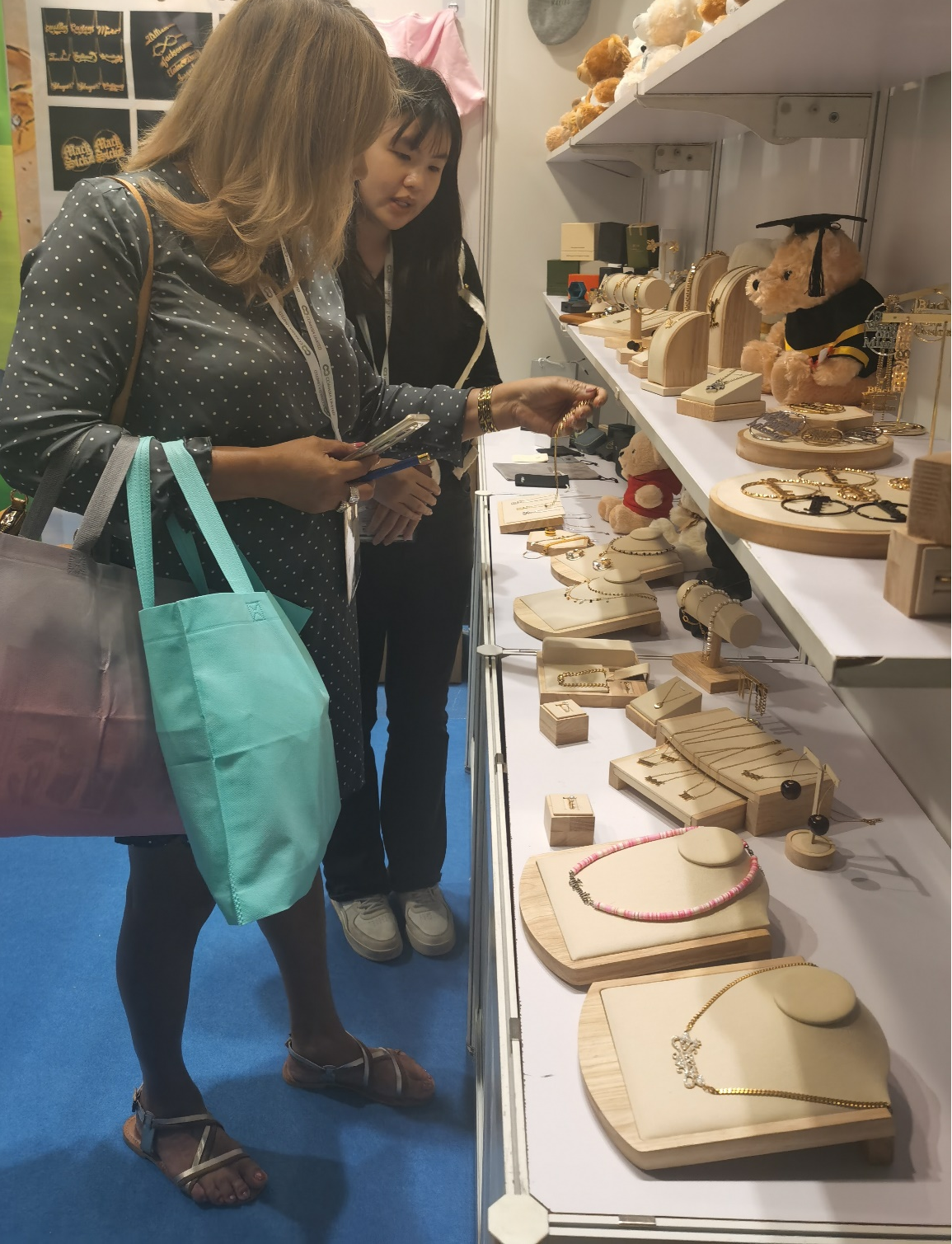 Fashion jewelry and hardware accessories showcased at Mega Show 2024